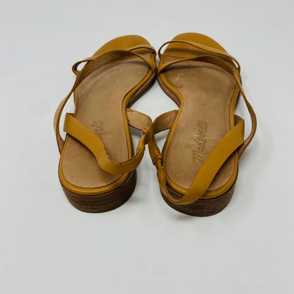Madewell Tan Leather Heidi Slingback Sandal, Size 8.5 (GUC) - Picture 9 of 14
